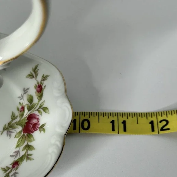 Vintage Johann Haviland Moss Rose Gravy Boat With Attached Under Plate Bavaria - Picture 8 of 11